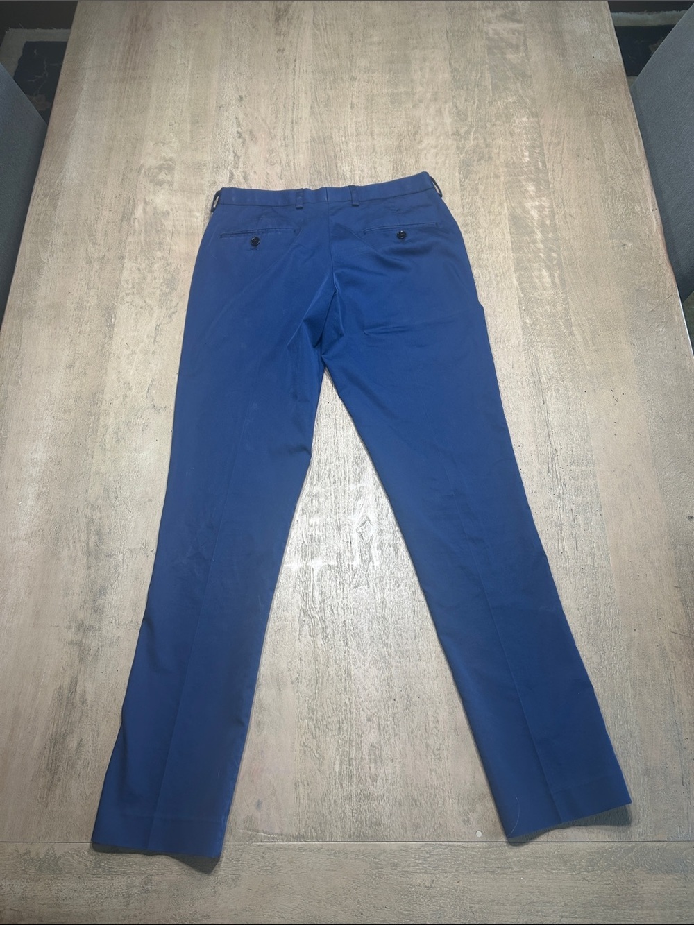 Express Men's Royal Blue Dress Pants - Picture 4 of 5